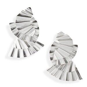 Silver Geometric Earrings